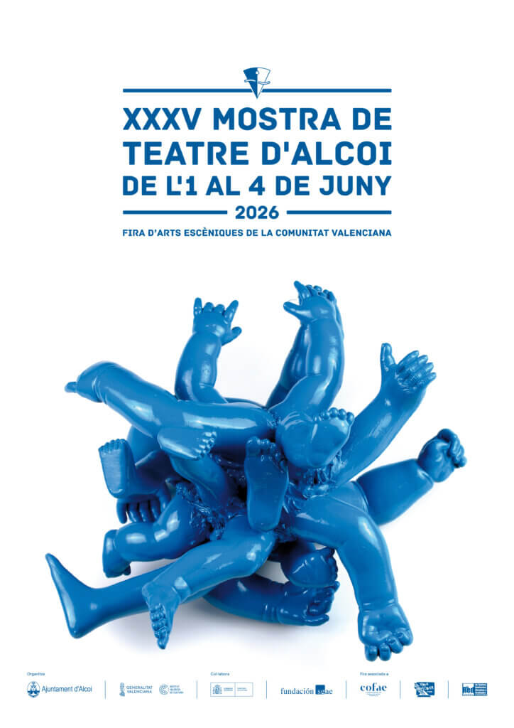 Cartell de la 35a Mostra de Teatre d'Alcoi 2026. Autor: Assad Kassab